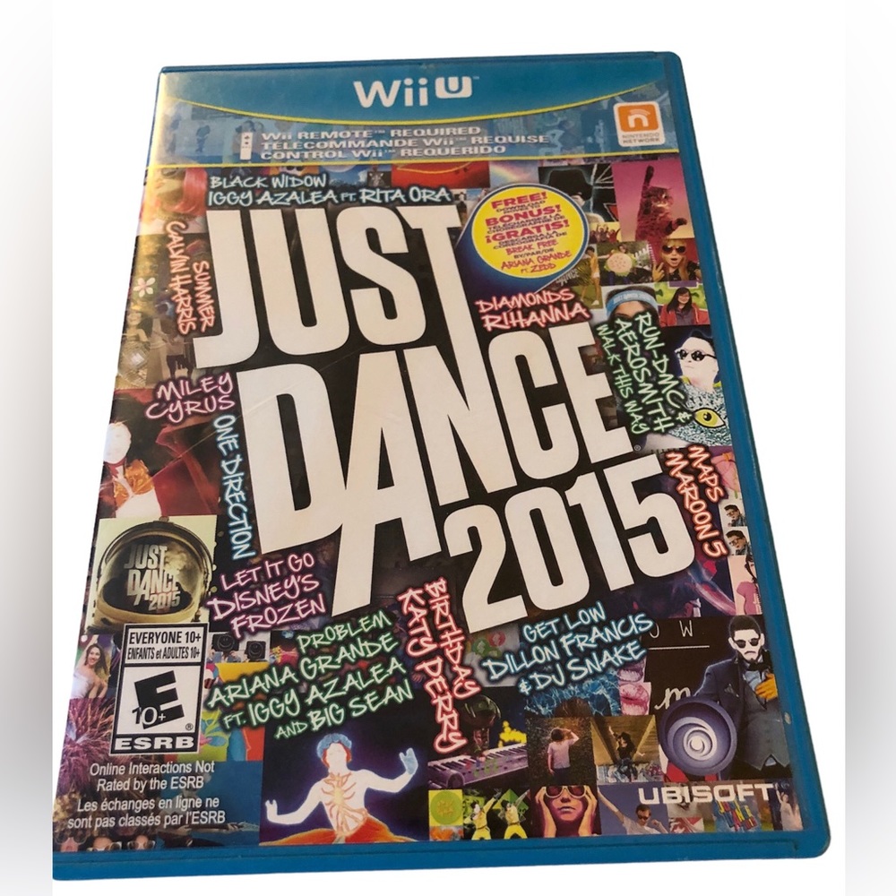 Complete - Just Dance 2015 - Nintendo Wii U Game - Tested With Manual